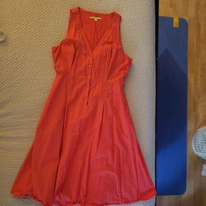 Gianni Bini Summer Coral Dress w/pockets (S8)